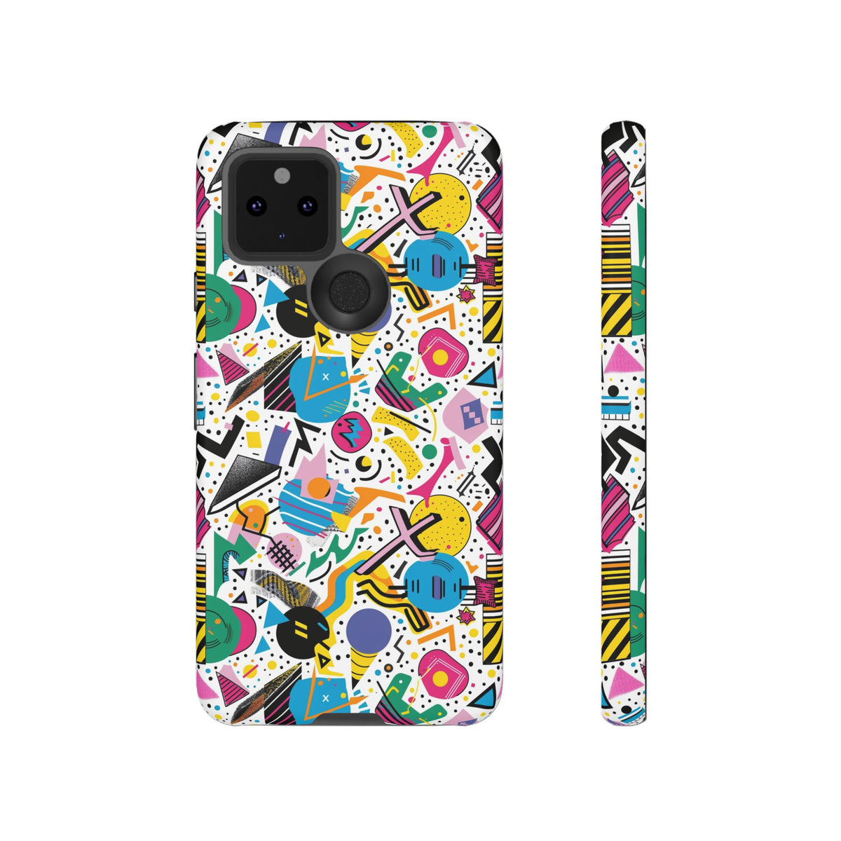 90s Themed Seamless Pattern Phone Case – Embrace Retro Style and Protection 225