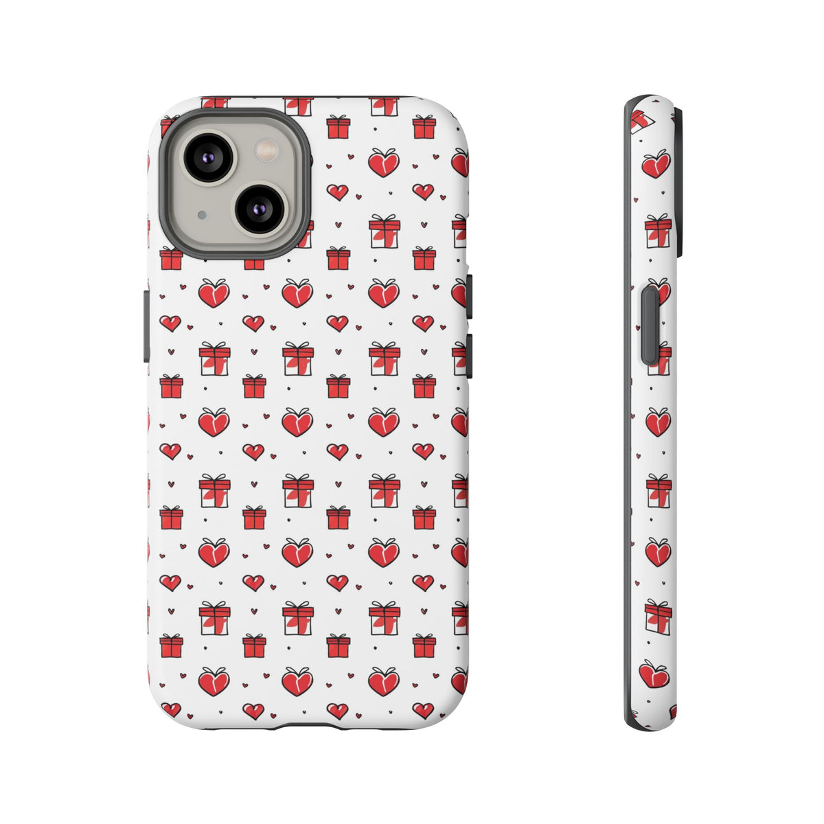 Heart Pattern Phone Case – Stylish & Loving Design for Your Device 234