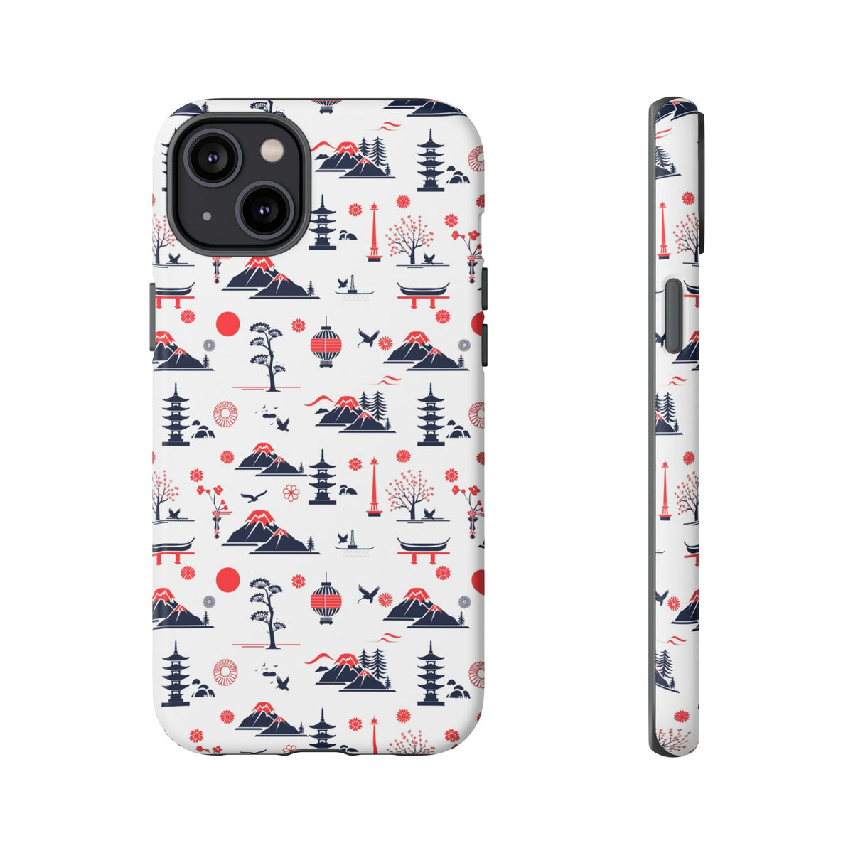 Japanese Pattern Phone Case – Elegant & Timeless Design for Your Phone 079