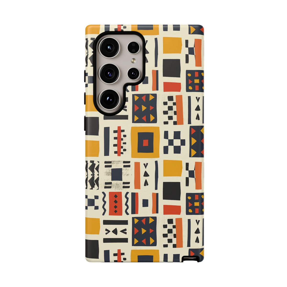 Stylish African Pattern Phone Case – Unique and Vibrant Protection 104