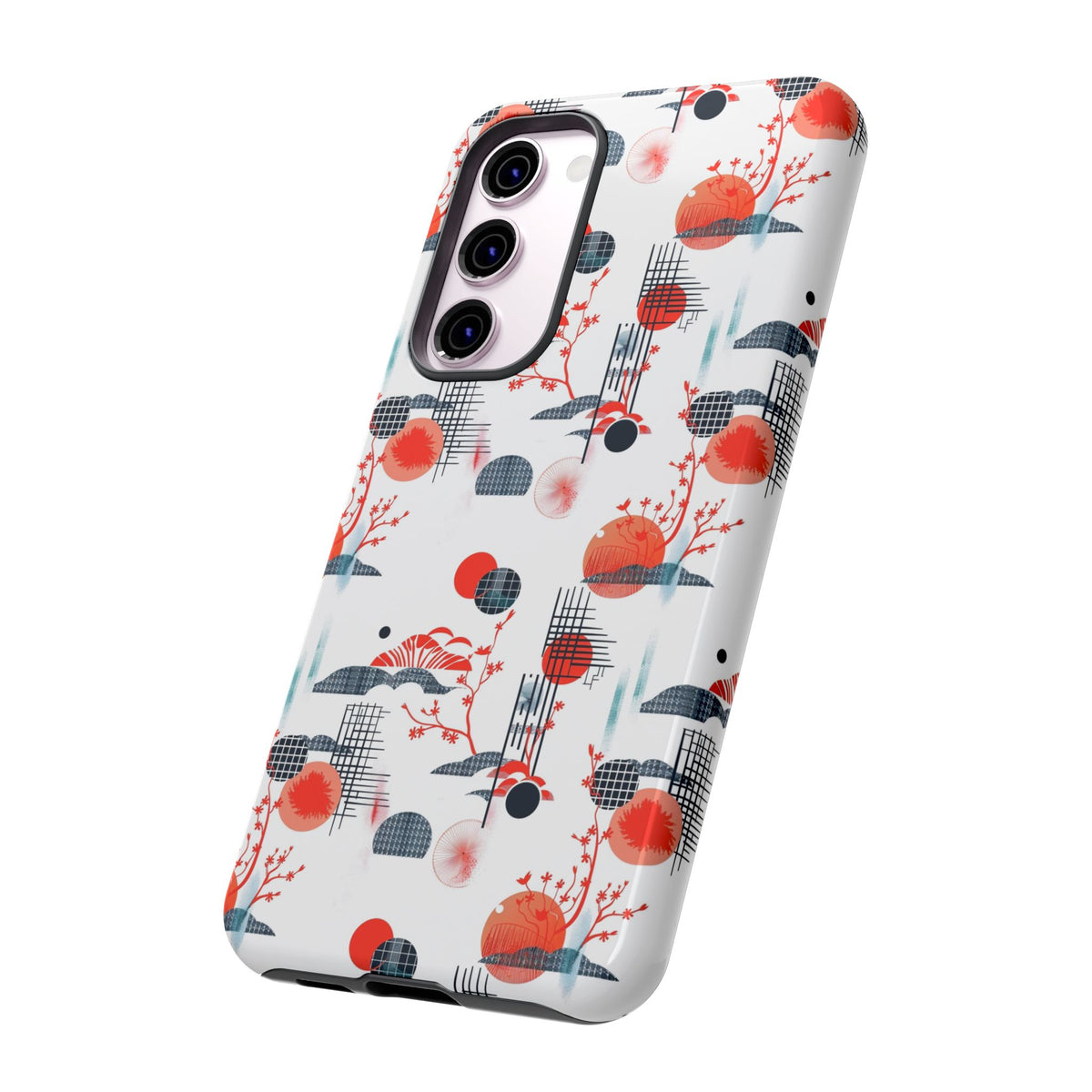 Japanese Pattern Phone Case – Elegant & Timeless Design for Your Phone 082