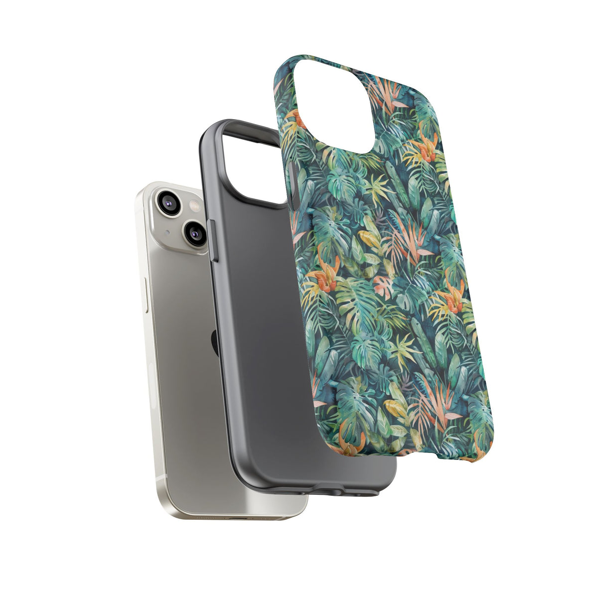 Jungle Pattern Phone Case – Exotic & Lush Design for Your Phone 333