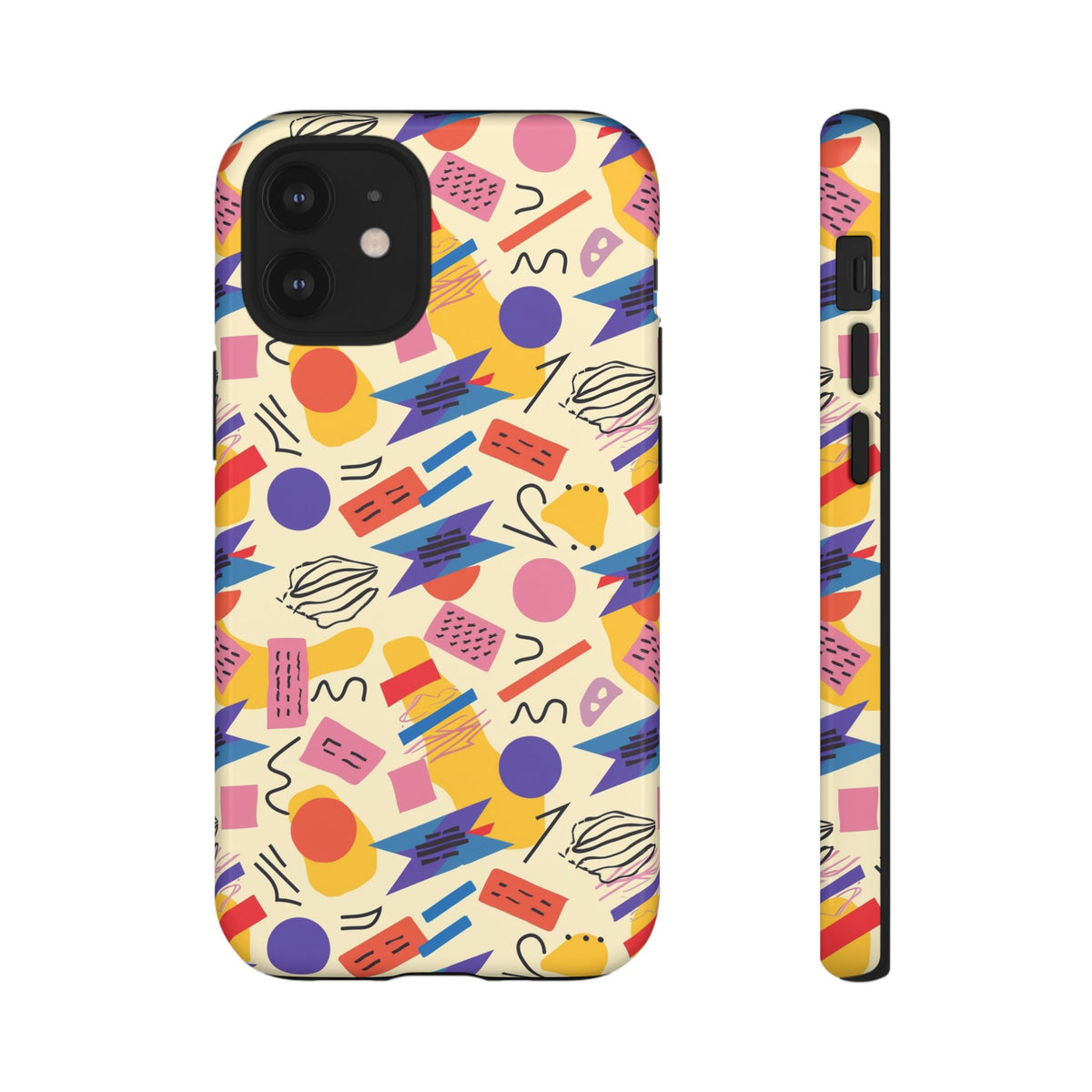 90s Themed Seamless Pattern Phone Case – Embrace Retro Style and Protection 270