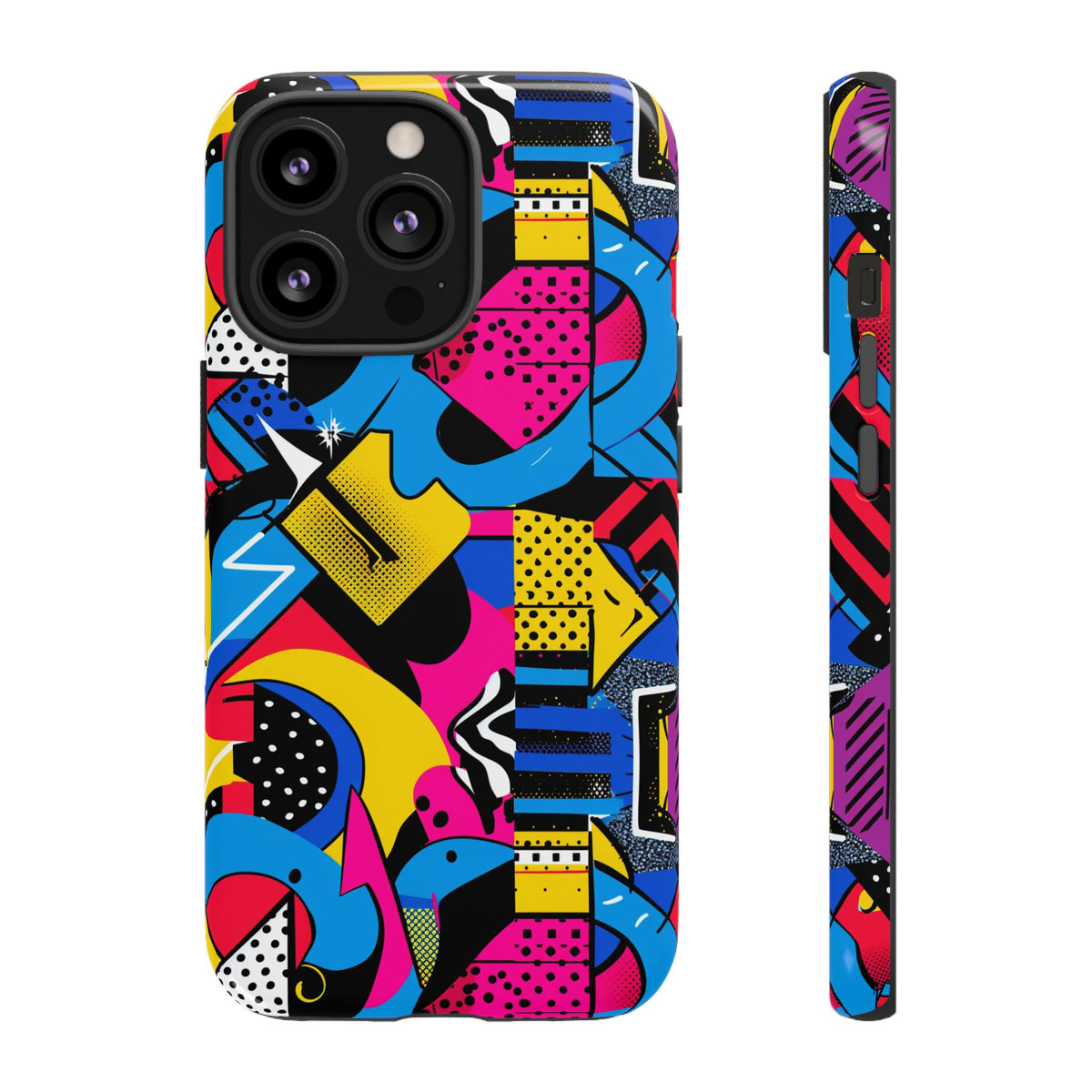 Retro 80s Seamless Phone Case – Vintage Style Meets Modern Protection