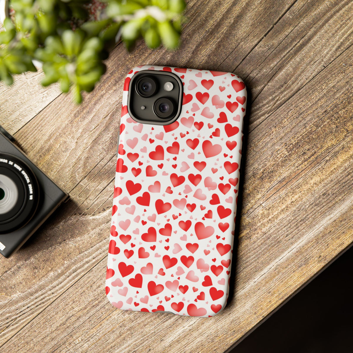 Heart Pattern Phone Case – Stylish & Loving Design for Your Device 231