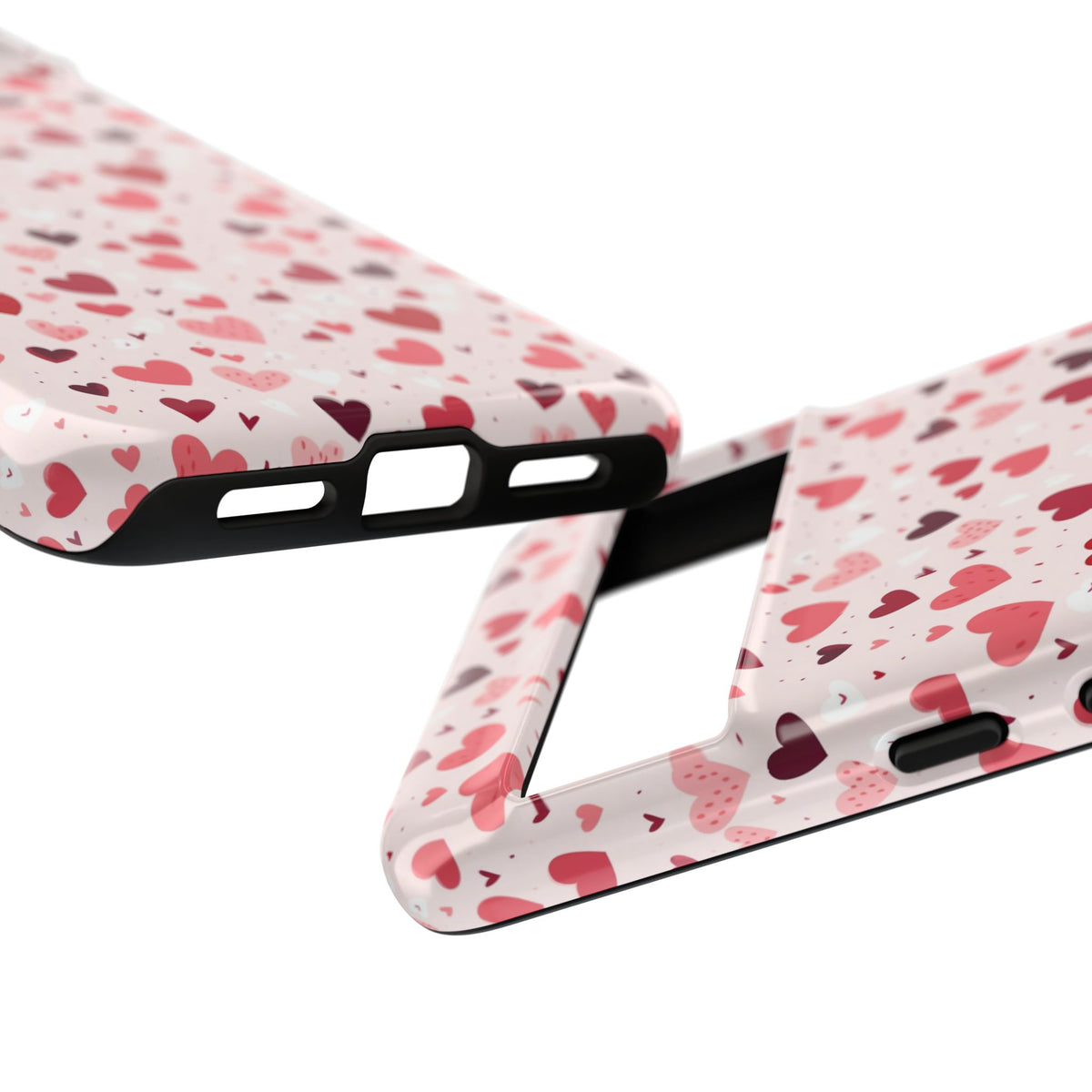 Heart Pattern Phone Case – Stylish & Loving Design for Your Device 817