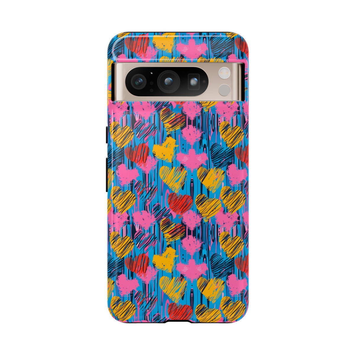 Heart Pattern Phone Case – Stylish & Loving Design for Your Device 262