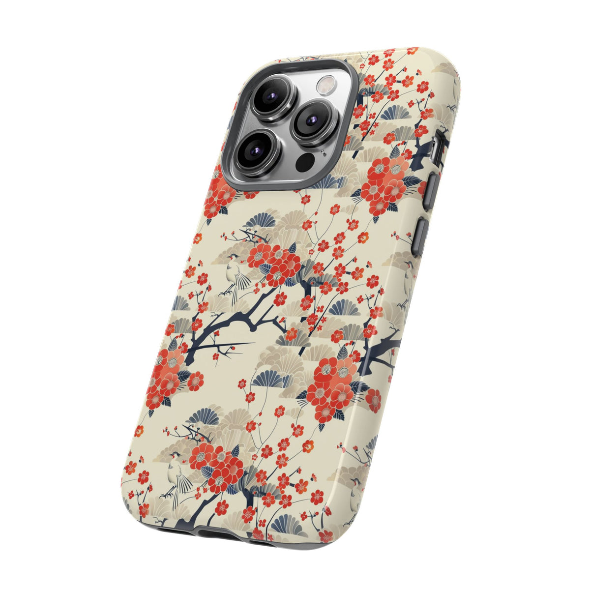 Japanese Pattern Phone Case – Elegant & Timeless Design for Your Phone 031