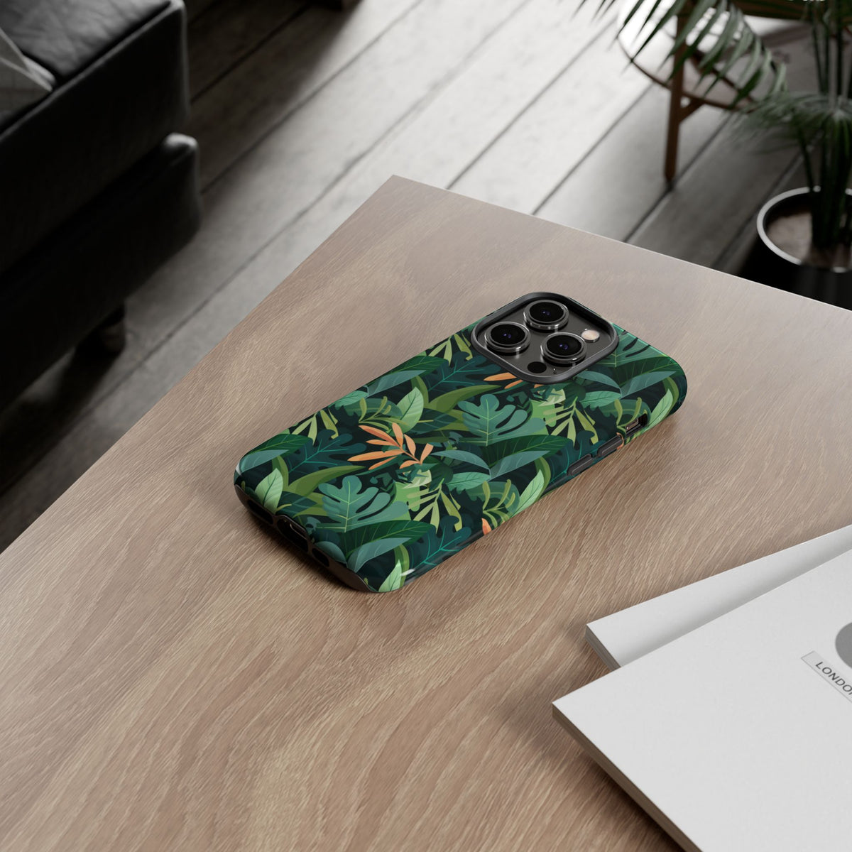 Jungle Pattern Phone Case – Exotic & Lush Design for Your Phone 341