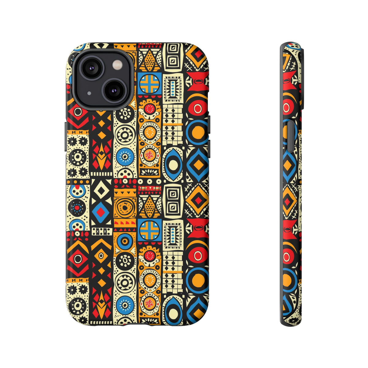 Stylish African Pattern Phone Case – Unique and Vibrant Protection 206