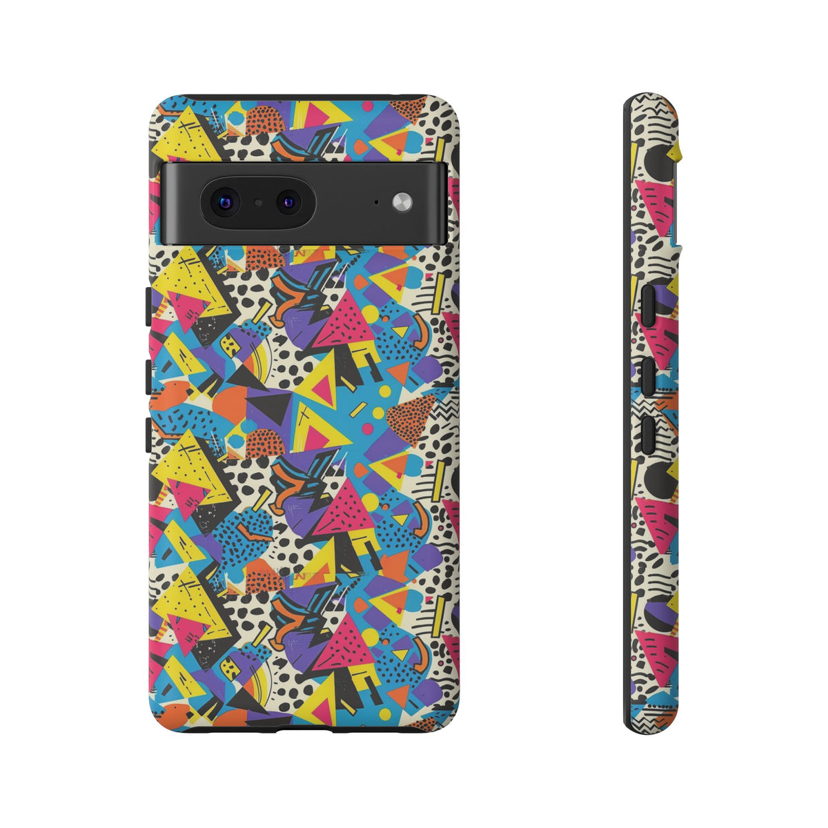 90s Themed Seamless Pattern Phone Case – Embrace Retro Style and Protection 231