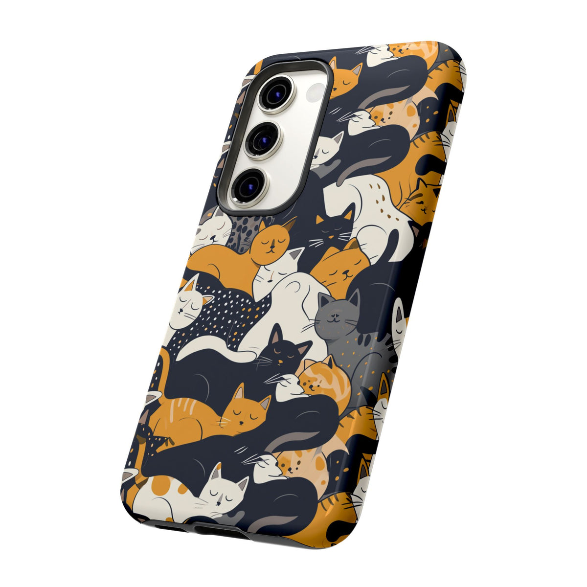 Seamless Cat Pattern Design Phone Case – Playful and Stylish Cat-Themed Phone Cover 2