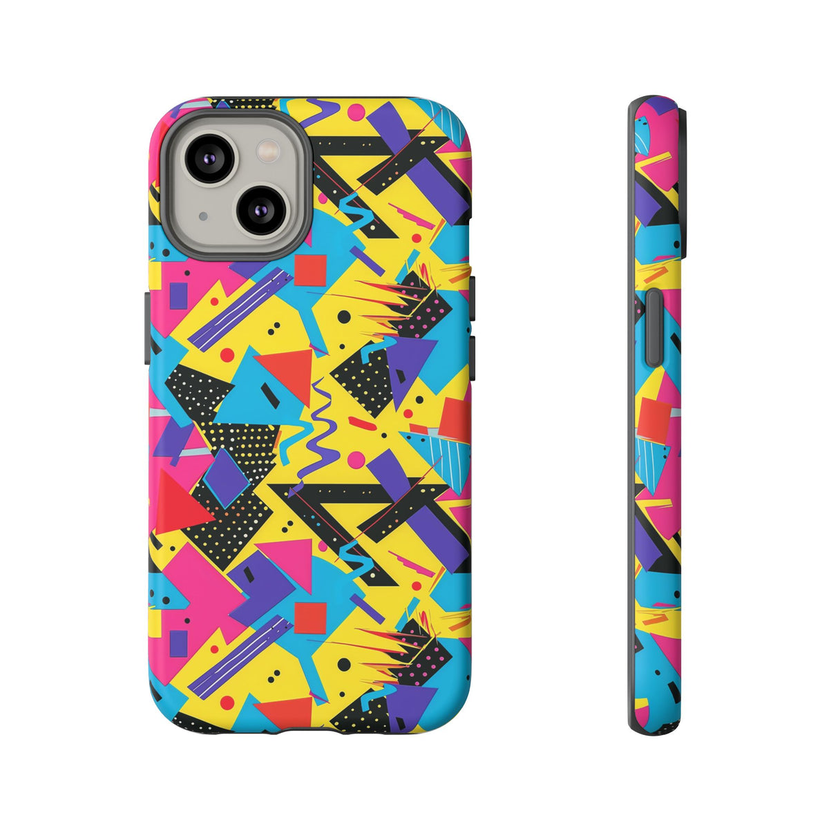 90s Themed Seamless Pattern Phone Case – Embrace Retro Style and Protection 223