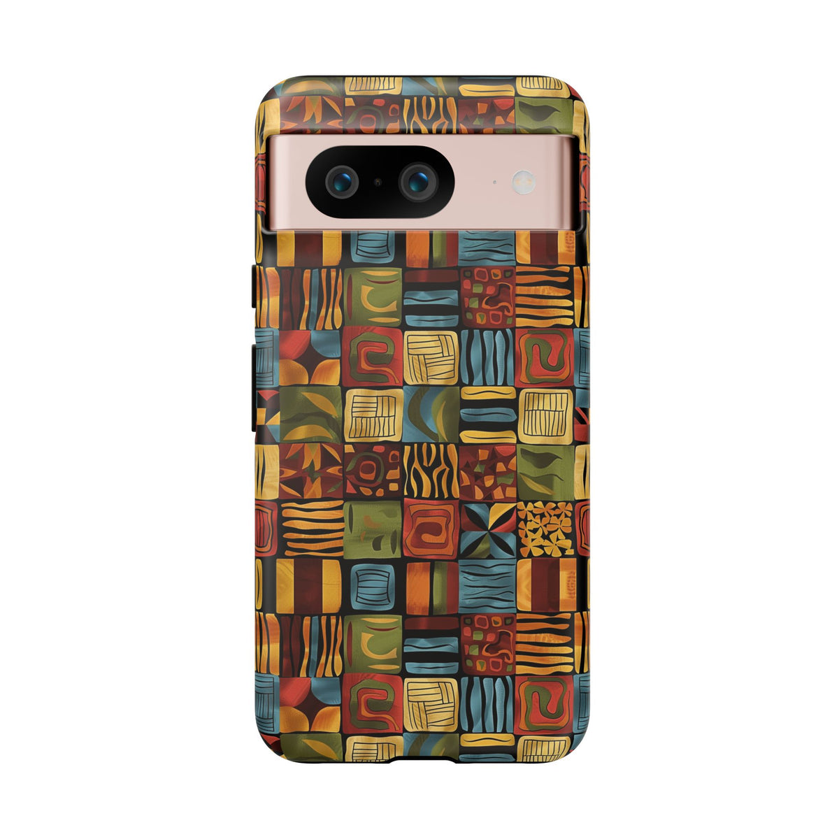 Stylish African Pattern Phone Case – Unique and Vibrant Protection 075