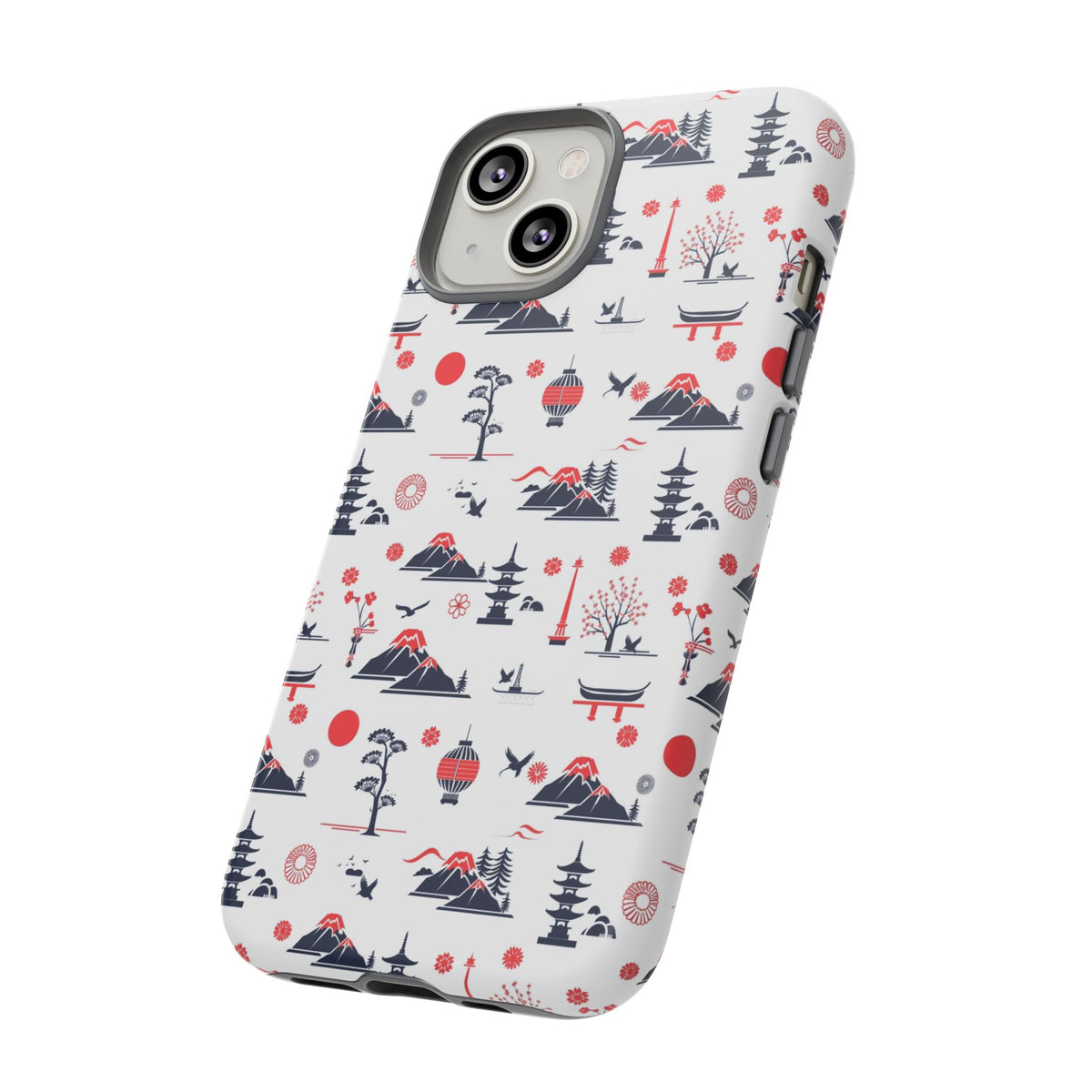 Japanese Pattern Phone Case – Elegant & Timeless Design for Your Phone 079