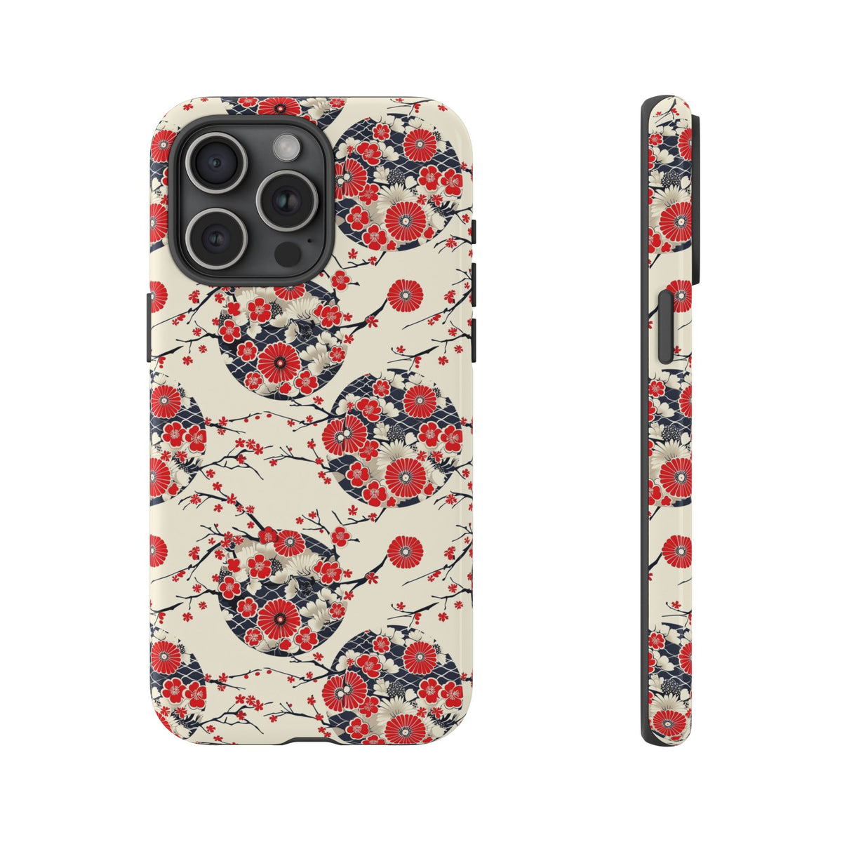 Japanese Pattern Phone Case – Elegant & Timeless Design for Your Phone 138