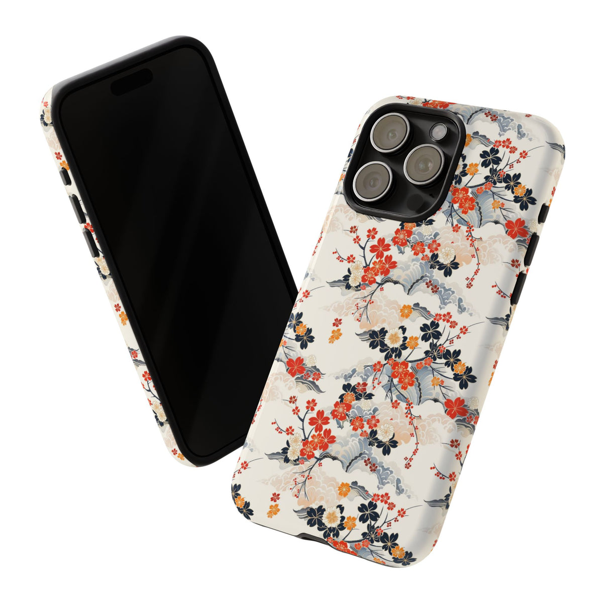 Japanese Pattern Phone Case – Elegant & Timeless Design for Your Phone 302