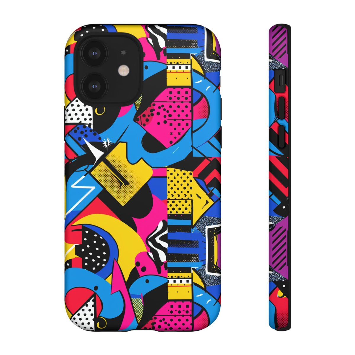 Retro 80s Seamless Phone Case – Vintage Style Meets Modern Protection