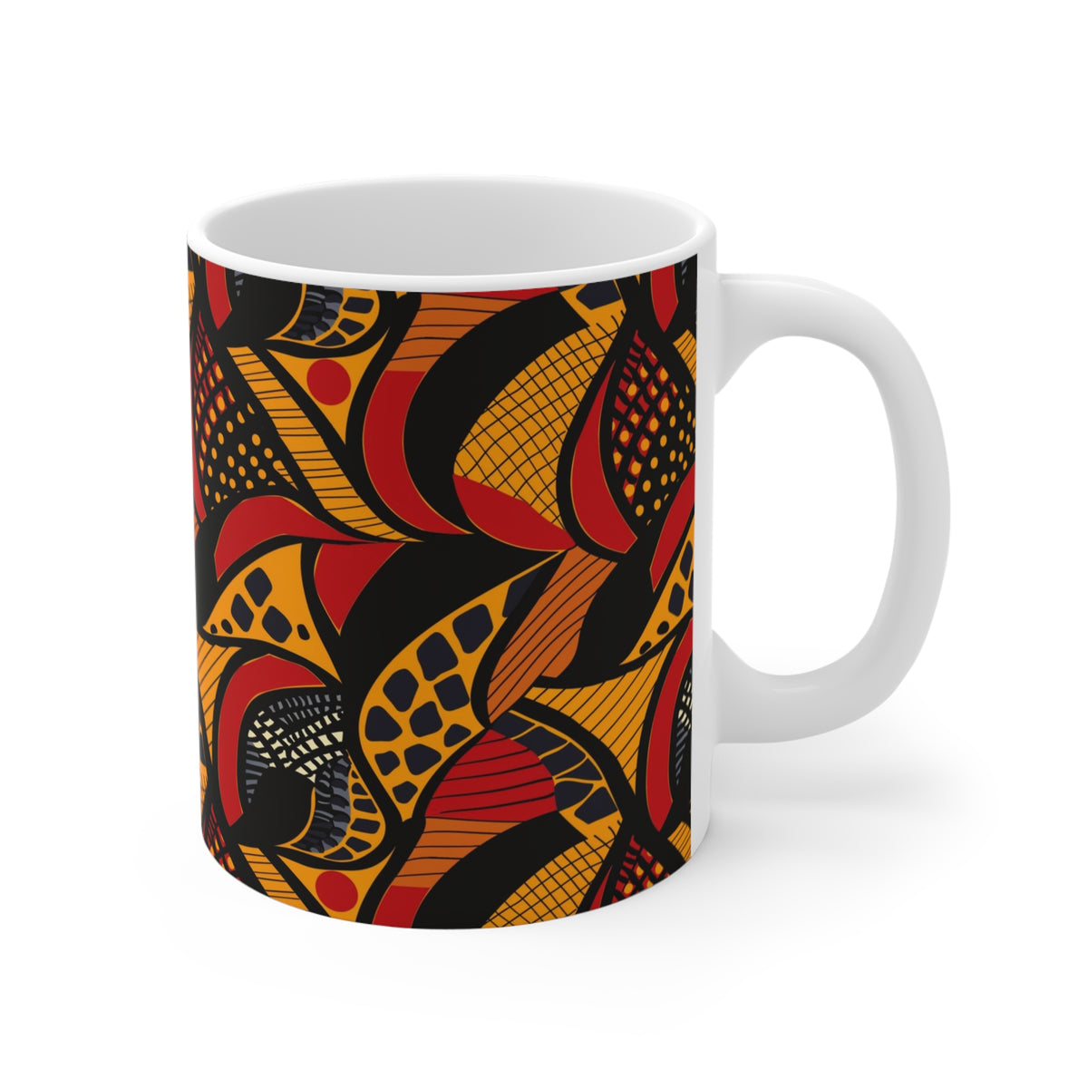 All-Over African Pattern Coffee Mug 690