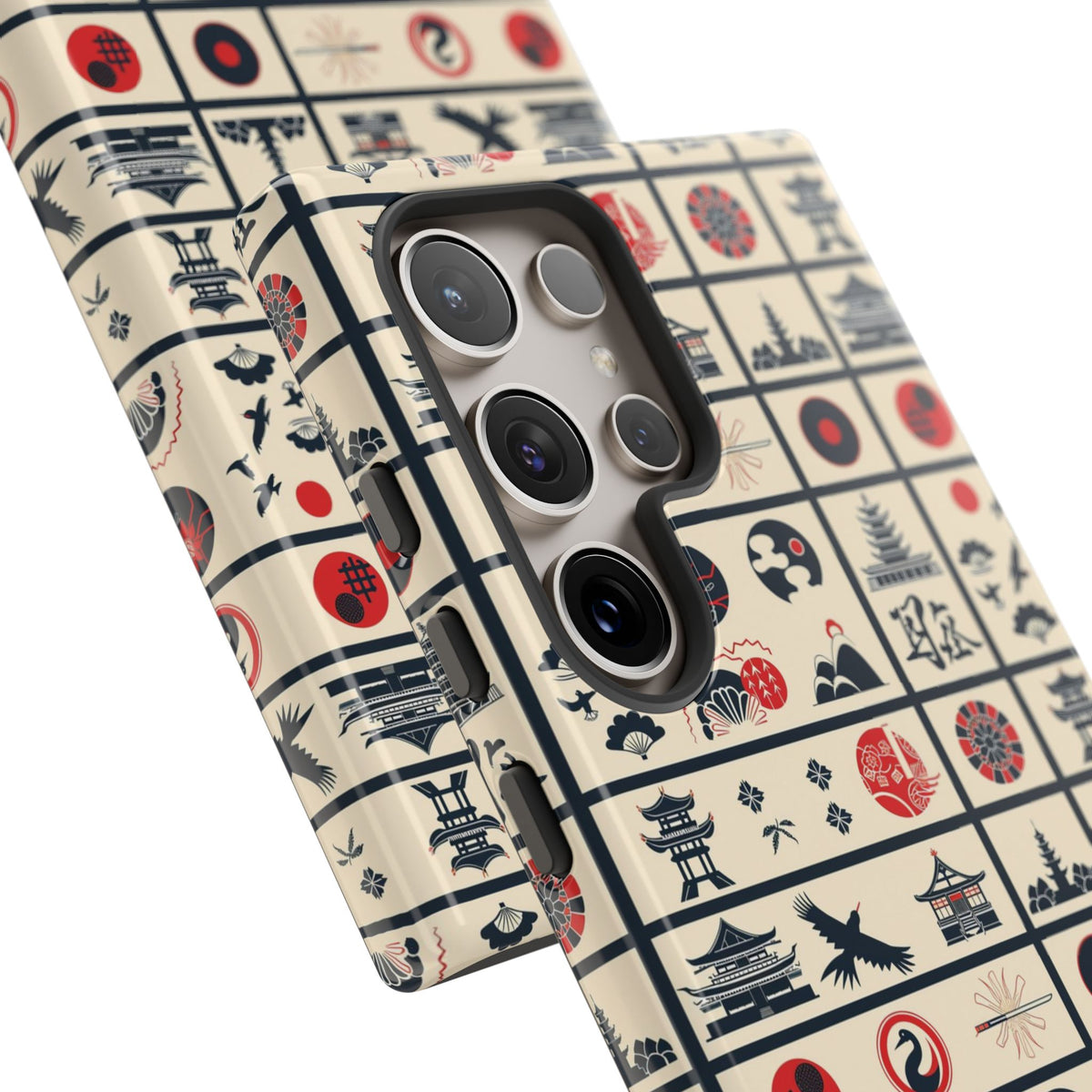 Japanese Pattern Phone Case – Elegant & Timeless Design for Your Phone 099