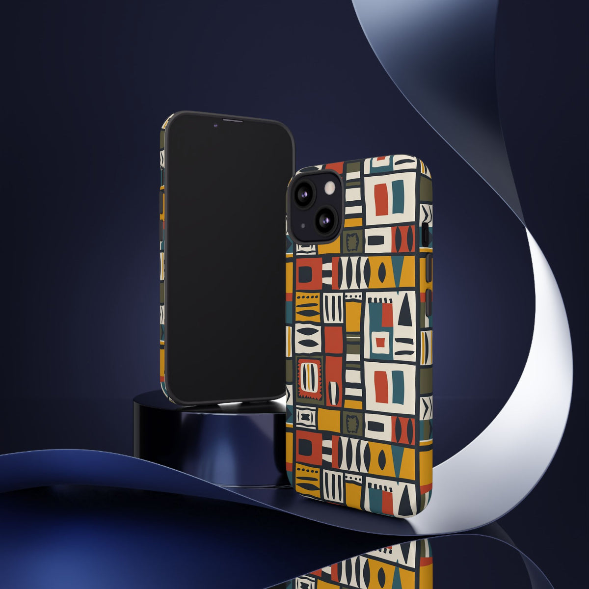 Stylish African Pattern Phone Case – Unique and Vibrant Protection 013