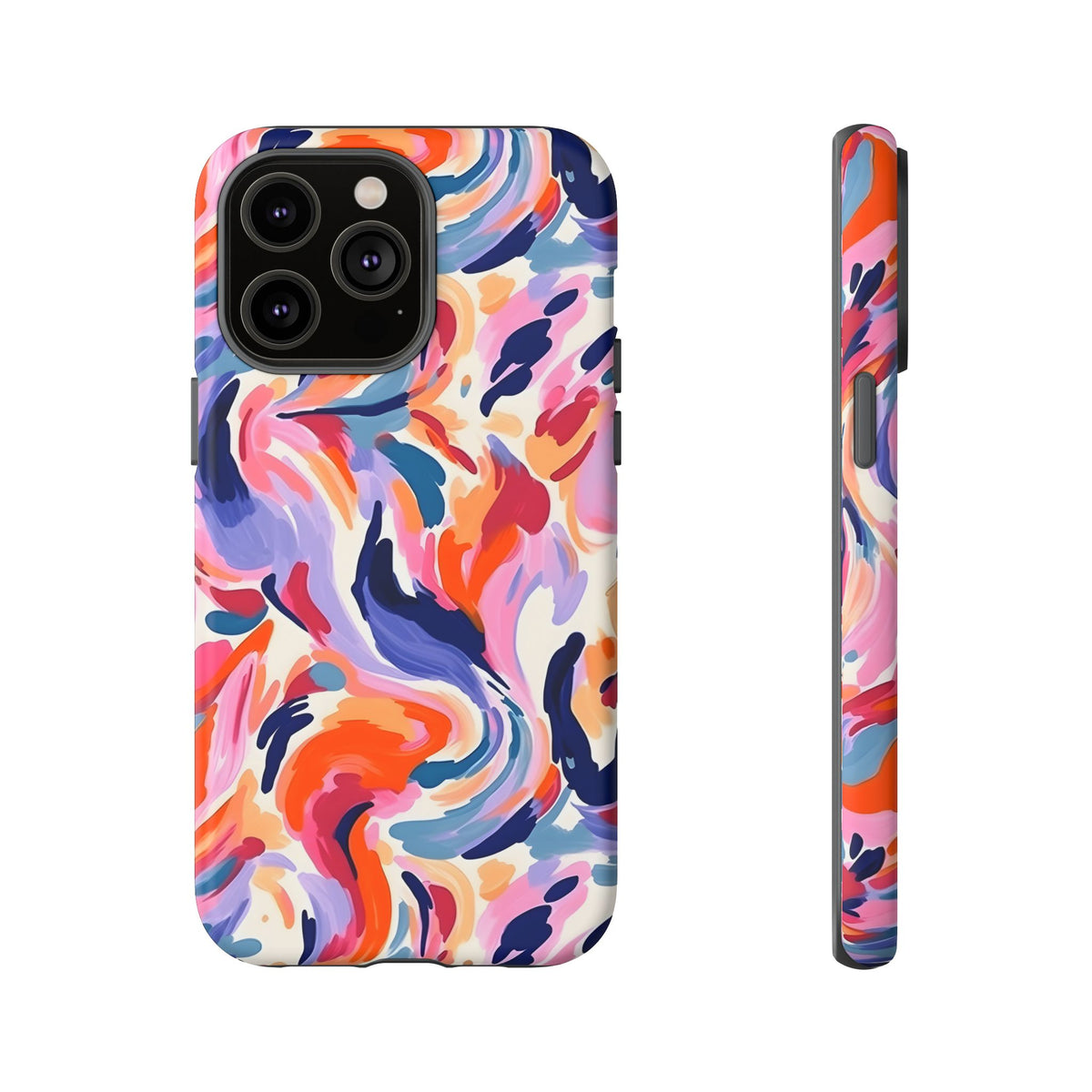 Abstract Painting Design Phone Case – Modern Art-Inspired Phone Cover 3