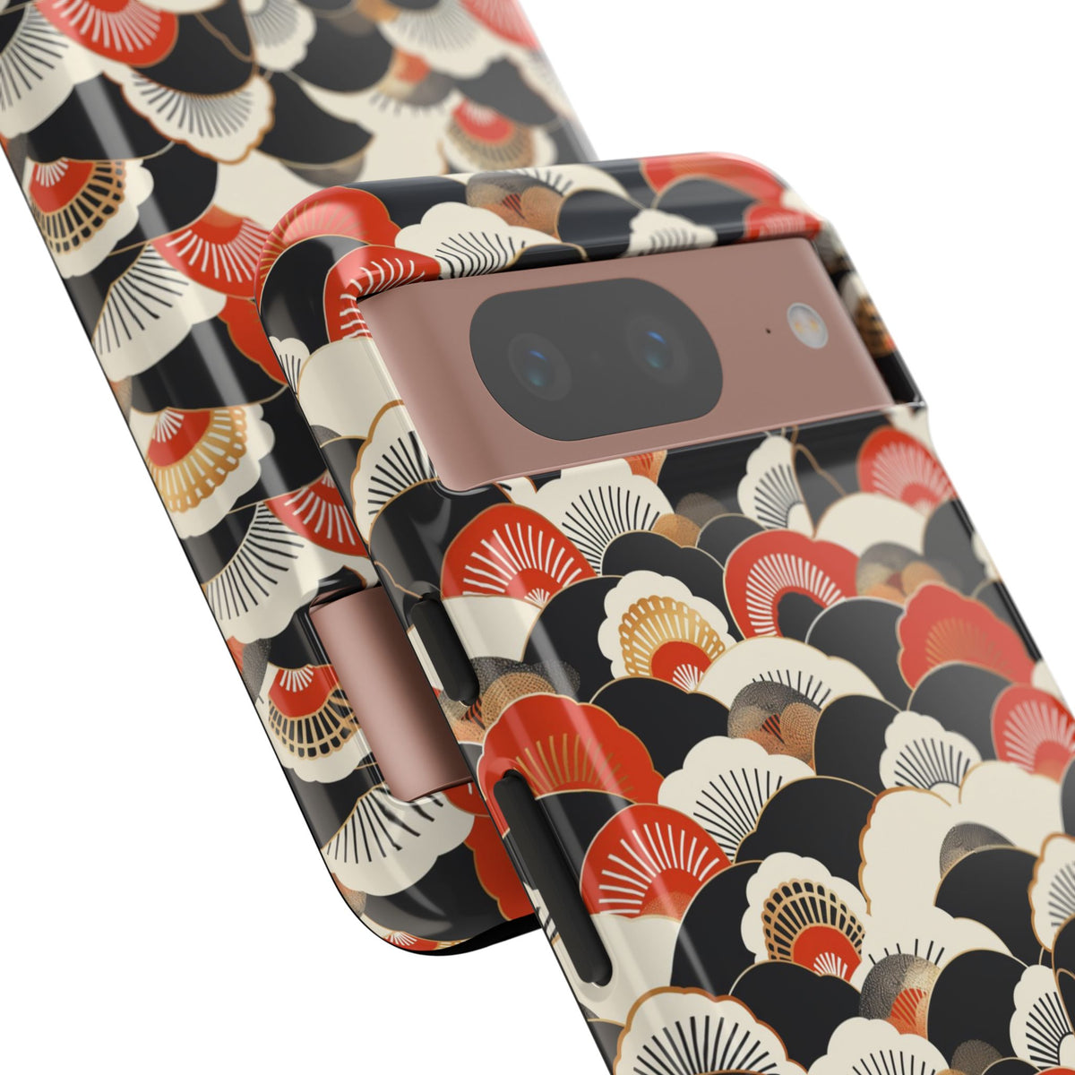 Japanese Pattern Phone Case – Elegant & Timeless Design for Your Phone 080