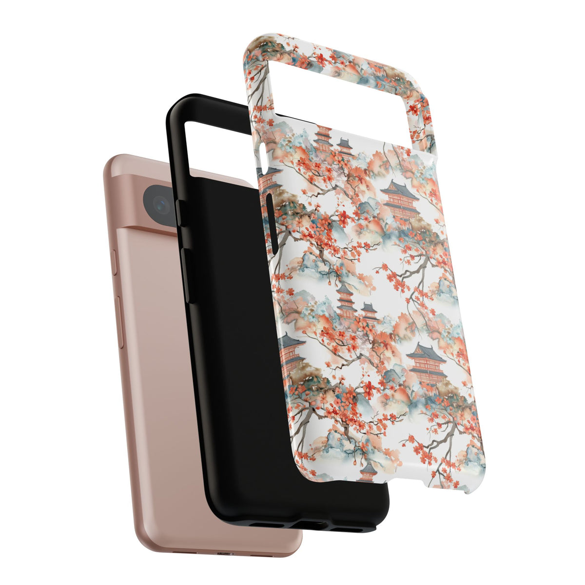 Japanese Pattern Phone Case – Elegant & Timeless Design for Your Phone 019