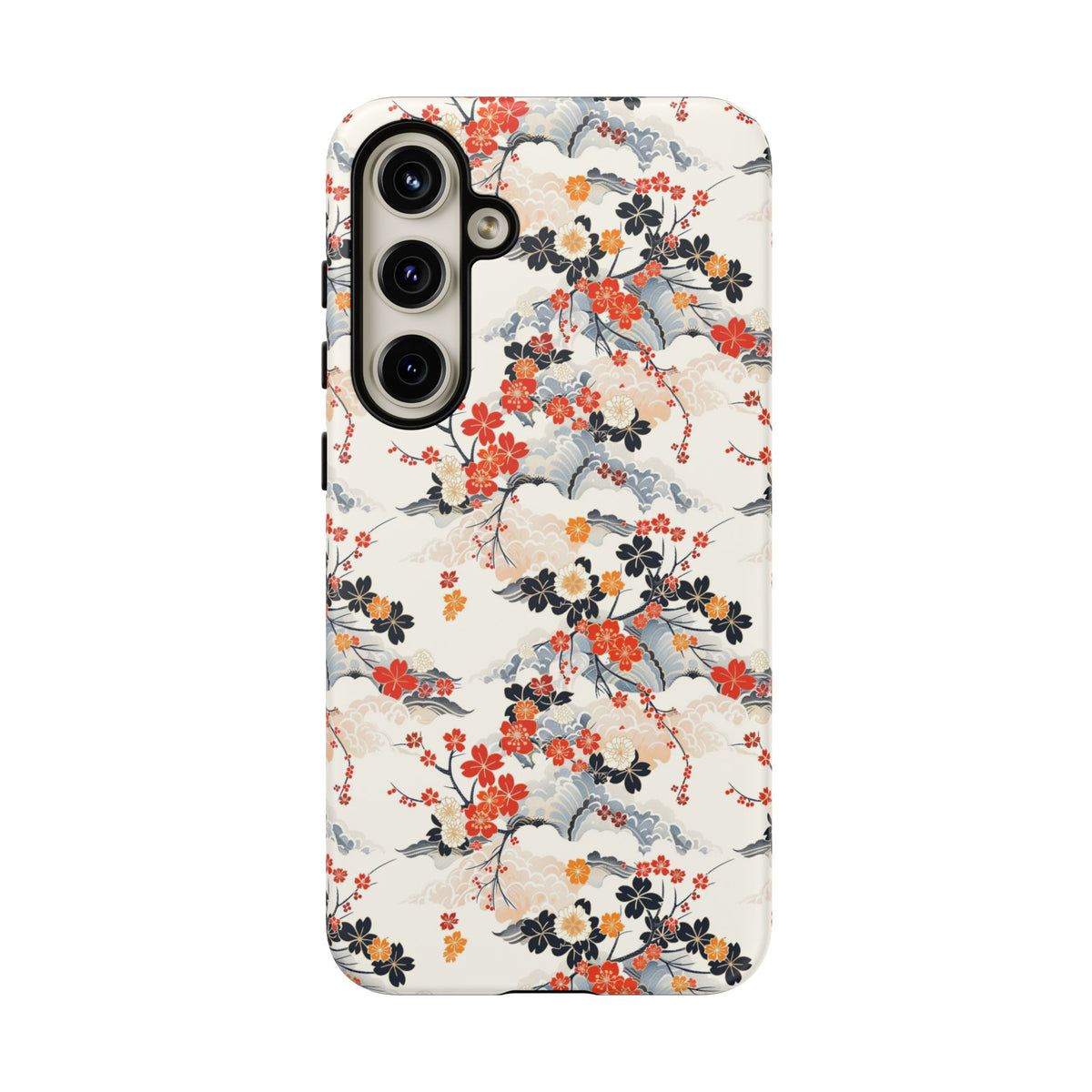 Japanese Pattern Phone Case – Elegant & Timeless Design for Your Phone 302