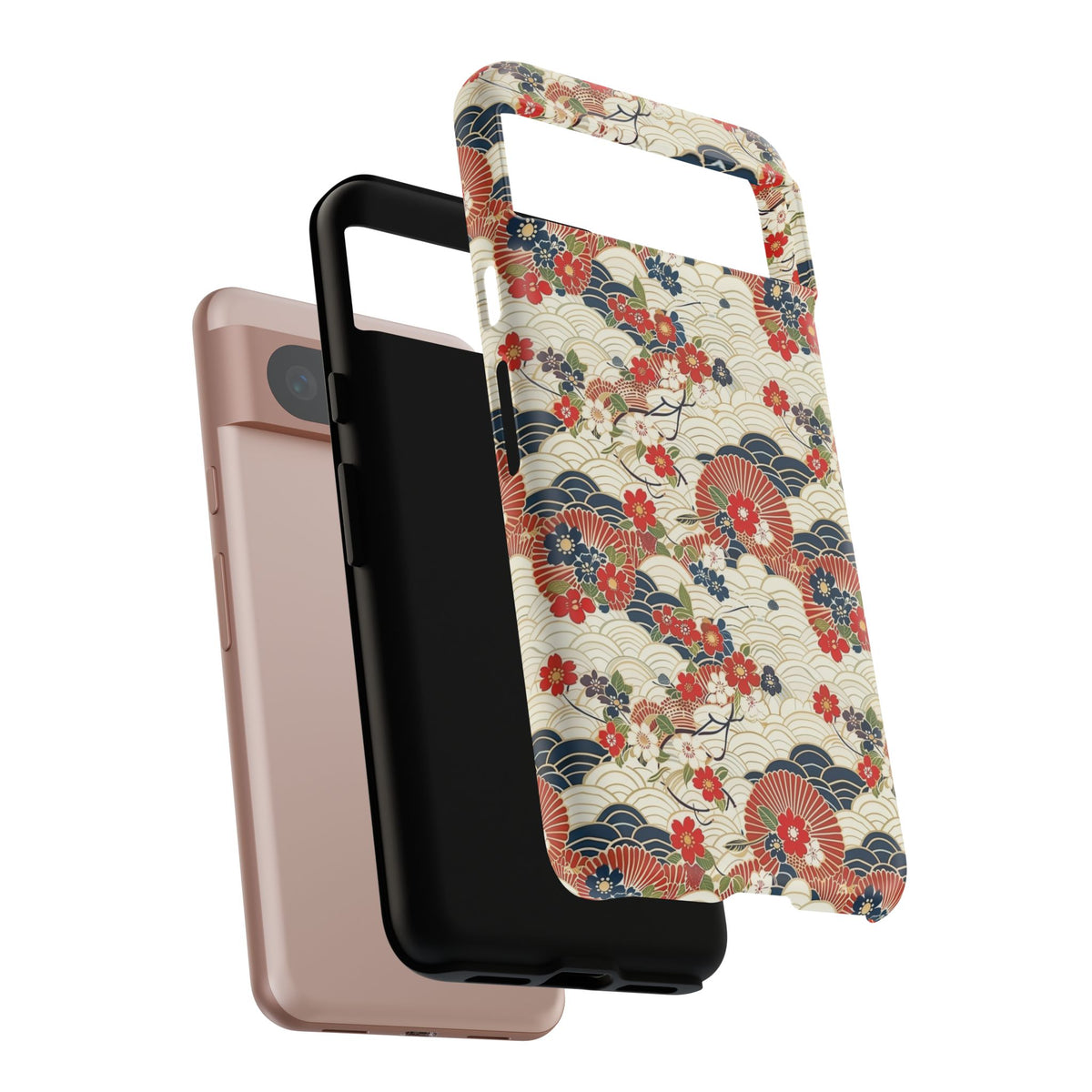 Japanese Pattern Phone Case – Elegant & Timeless Design for Your Phone 124