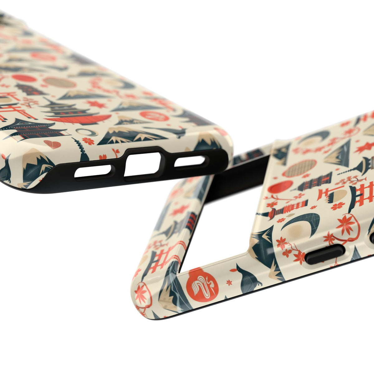 Japanese Pattern Phone Case – Elegant & Timeless Design for Your Phone 140