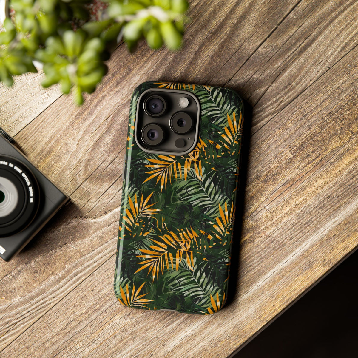 Jungle Pattern Phone Case – Exotic & Lush Design for Your Phone 332