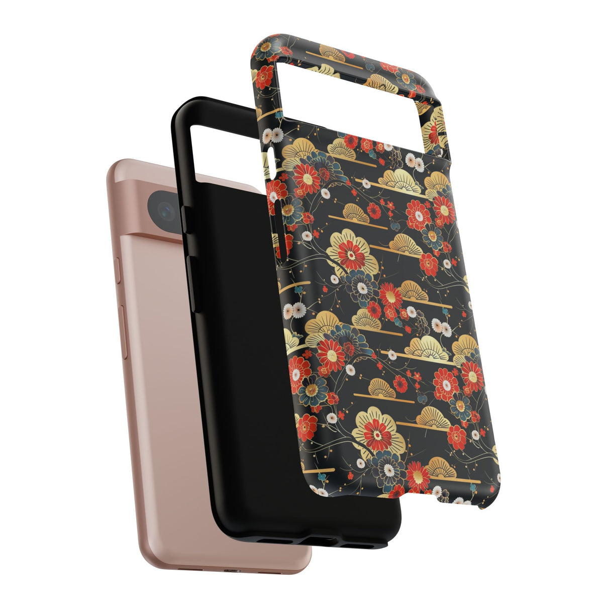 Japanese Pattern Phone Case – Elegant & Timeless Design for Your Phone 063