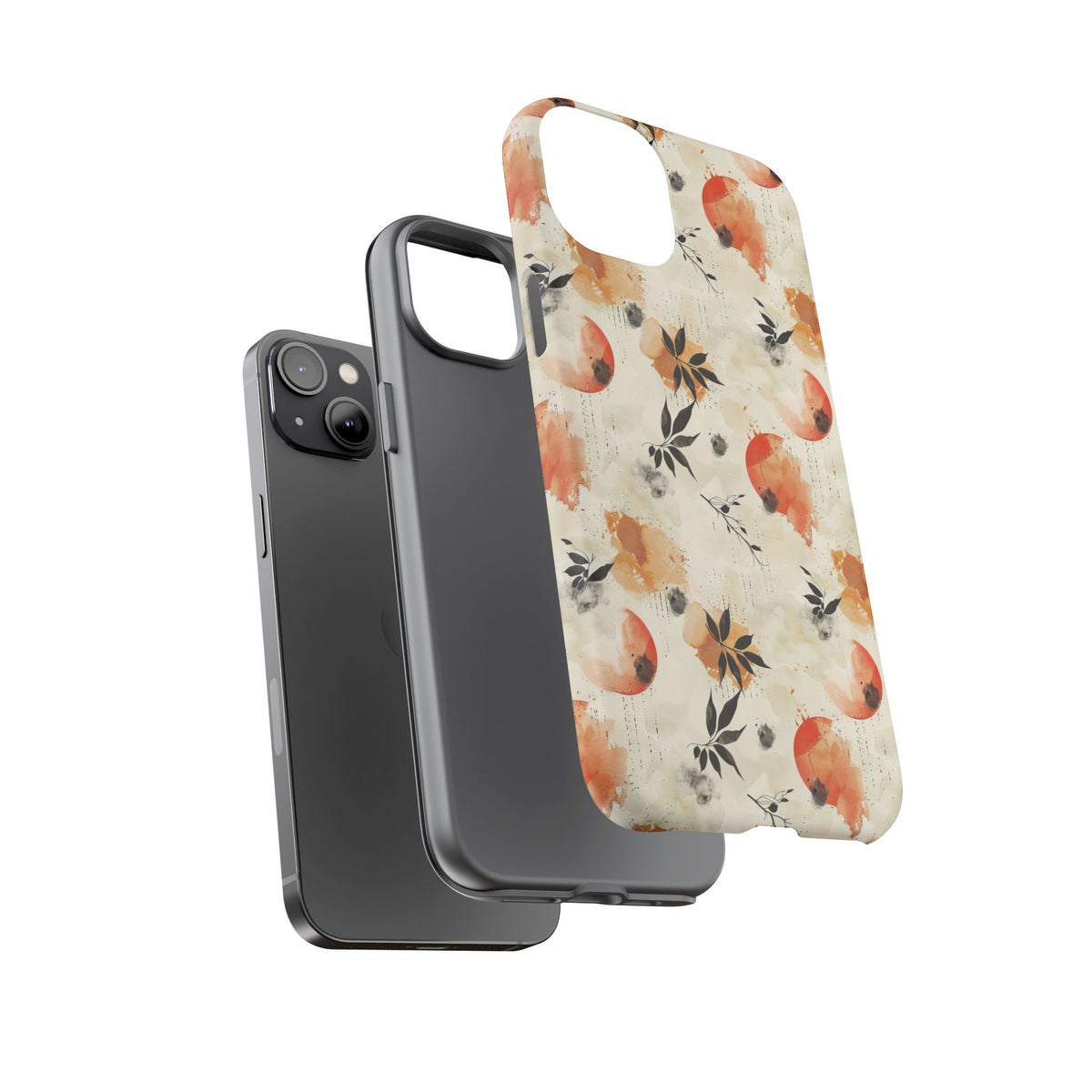 Japanese Pattern Phone Case – Elegant & Timeless Design for Your Phone 058