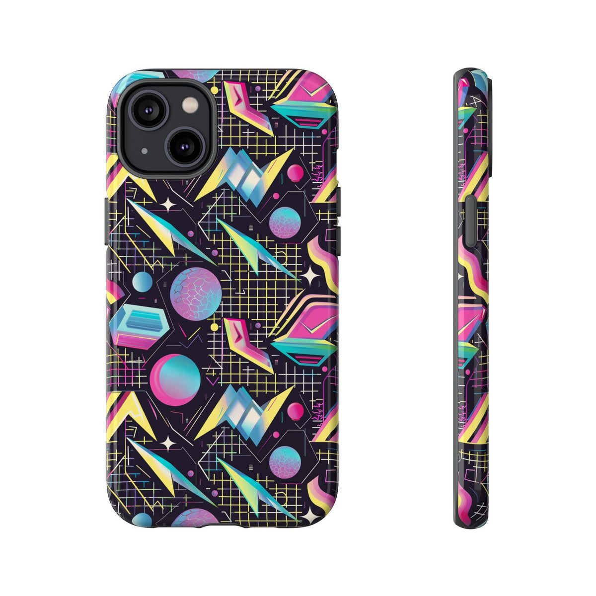 Retro 80s Seamless Phone Case – Vintage Style Meets Modern Protection 086