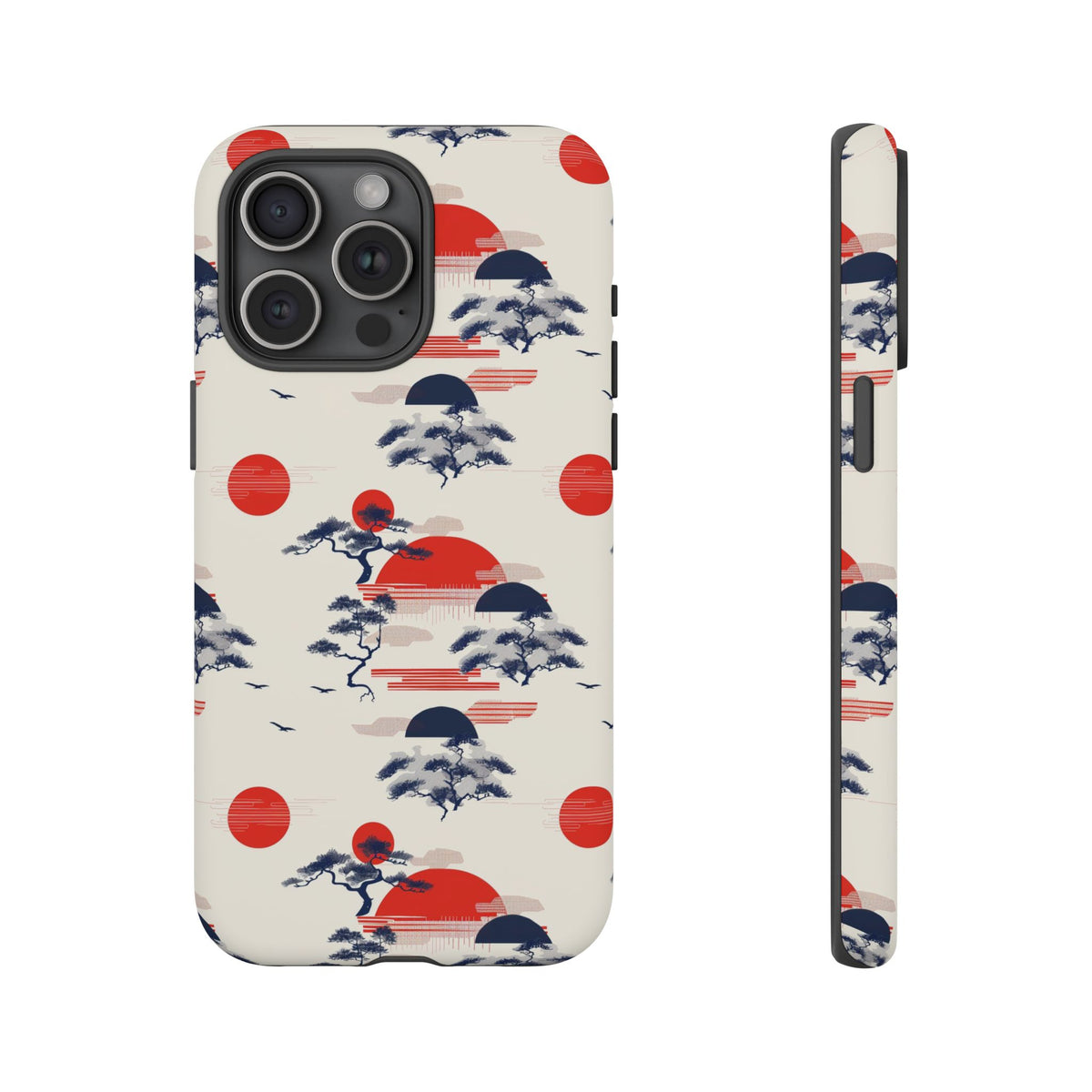 Japanese Pattern Phone Case – Elegant & Timeless Design for Your Phone 047