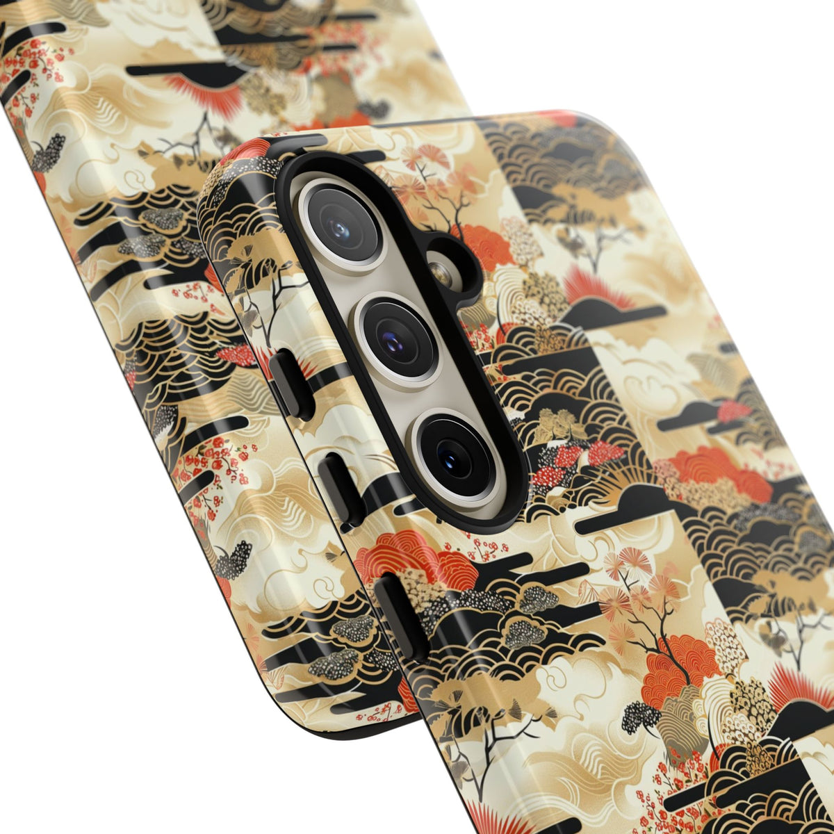 Japanese Pattern Phone Case – Elegant & Timeless Design for Your Phone 123