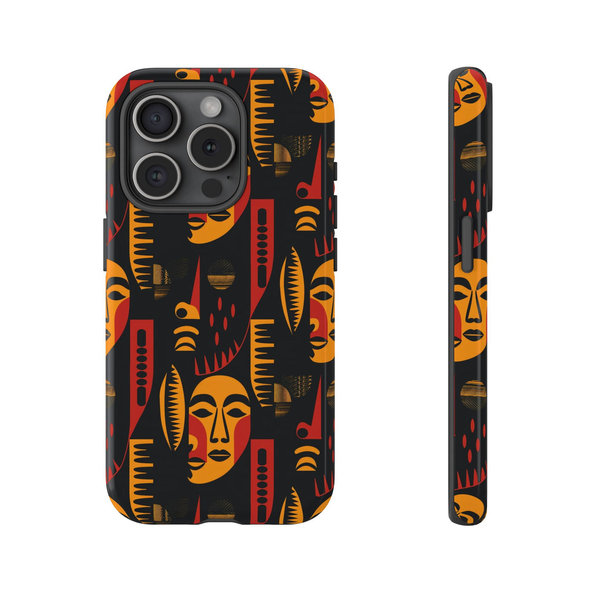 Stylish African Pattern Phone Case – Unique and Vibrant Protection 203