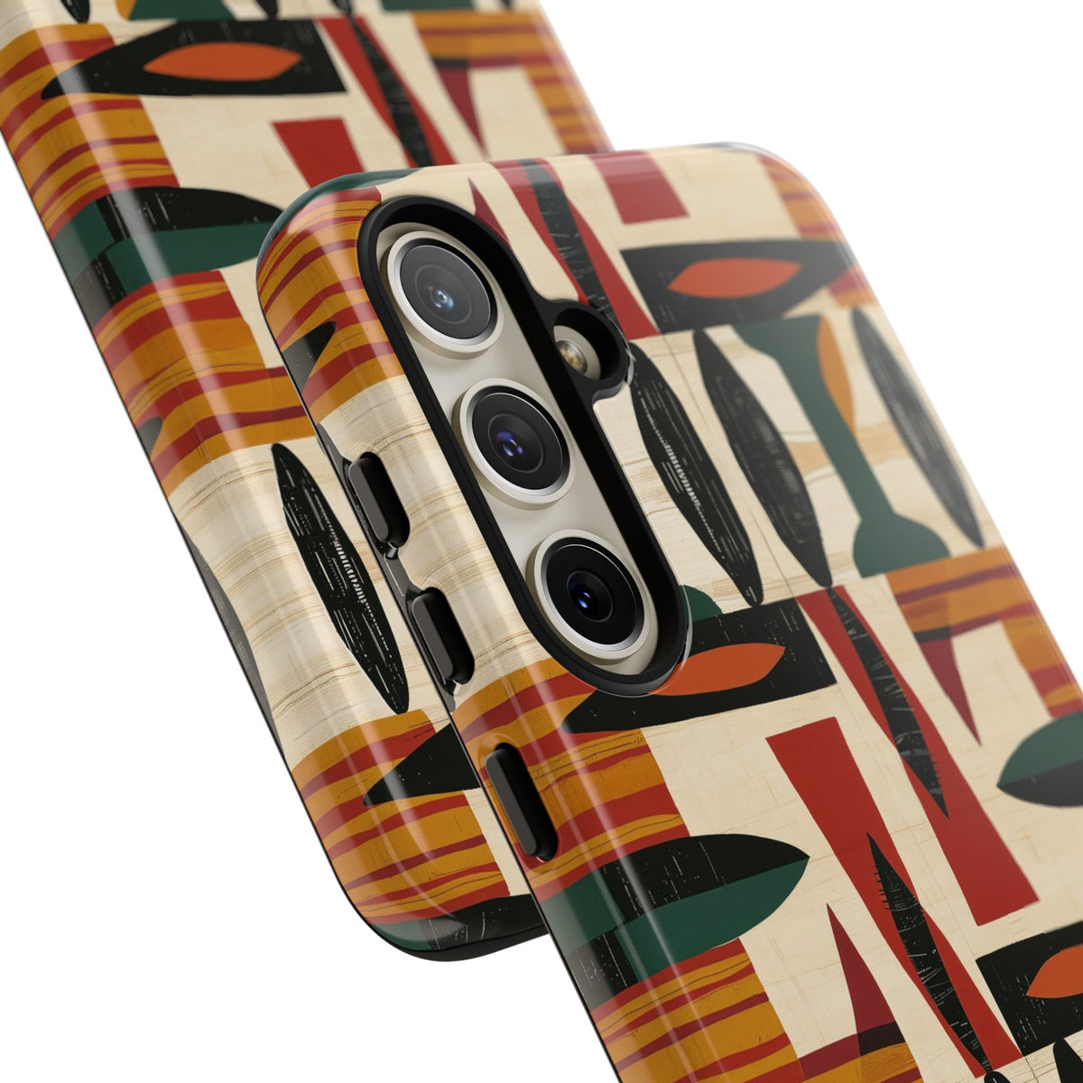 Stylish African Pattern Phone Case – Unique and Vibrant Protection 196