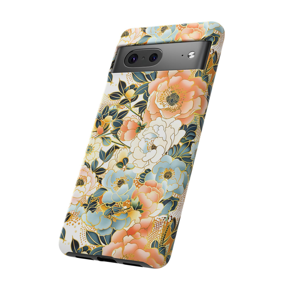 Japanese Blossom Asian Floral Design Phone Case – Elegant Floral Phone Cover 5