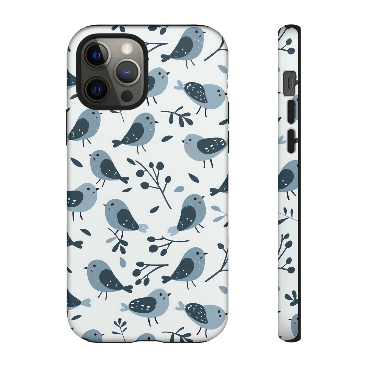 Birds Seamless Pattern Phone Case – Elegant and Timeless Avian Design 10