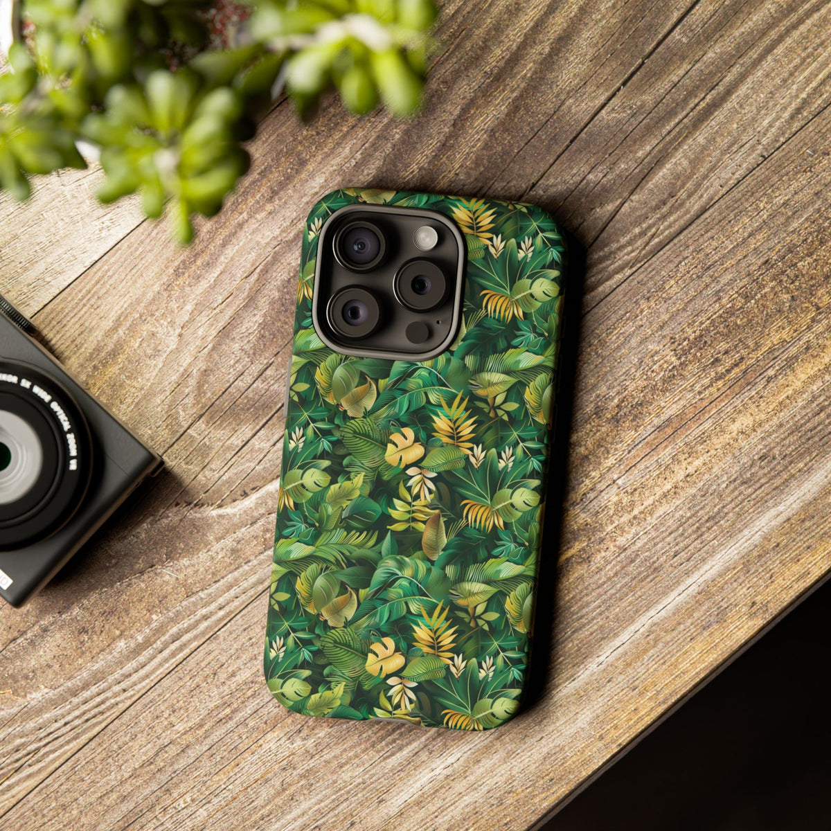 Jungle Pattern Phone Case – Exotic & Lush Design for Your Phone 330