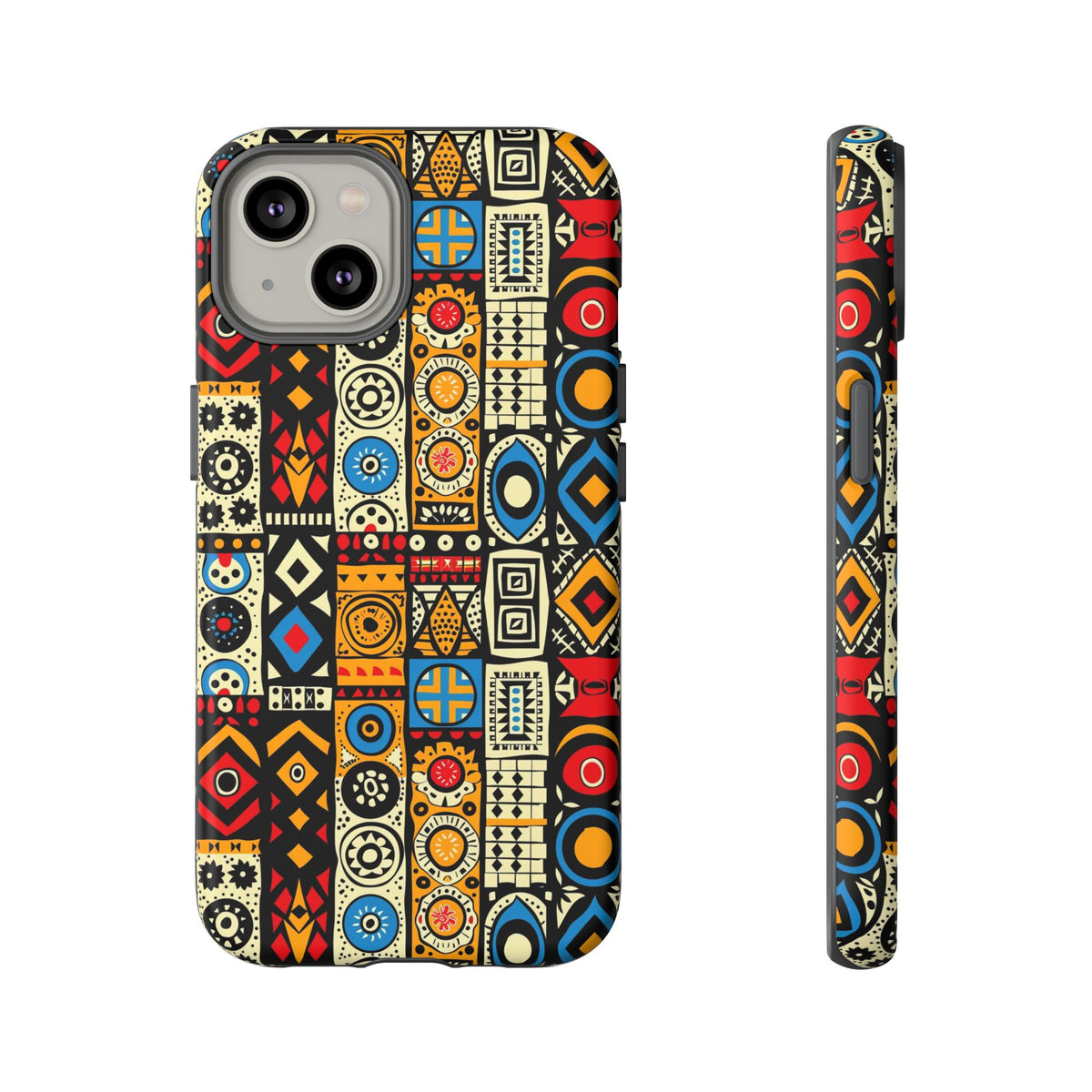 Stylish African Pattern Phone Case – Unique and Vibrant Protection 206