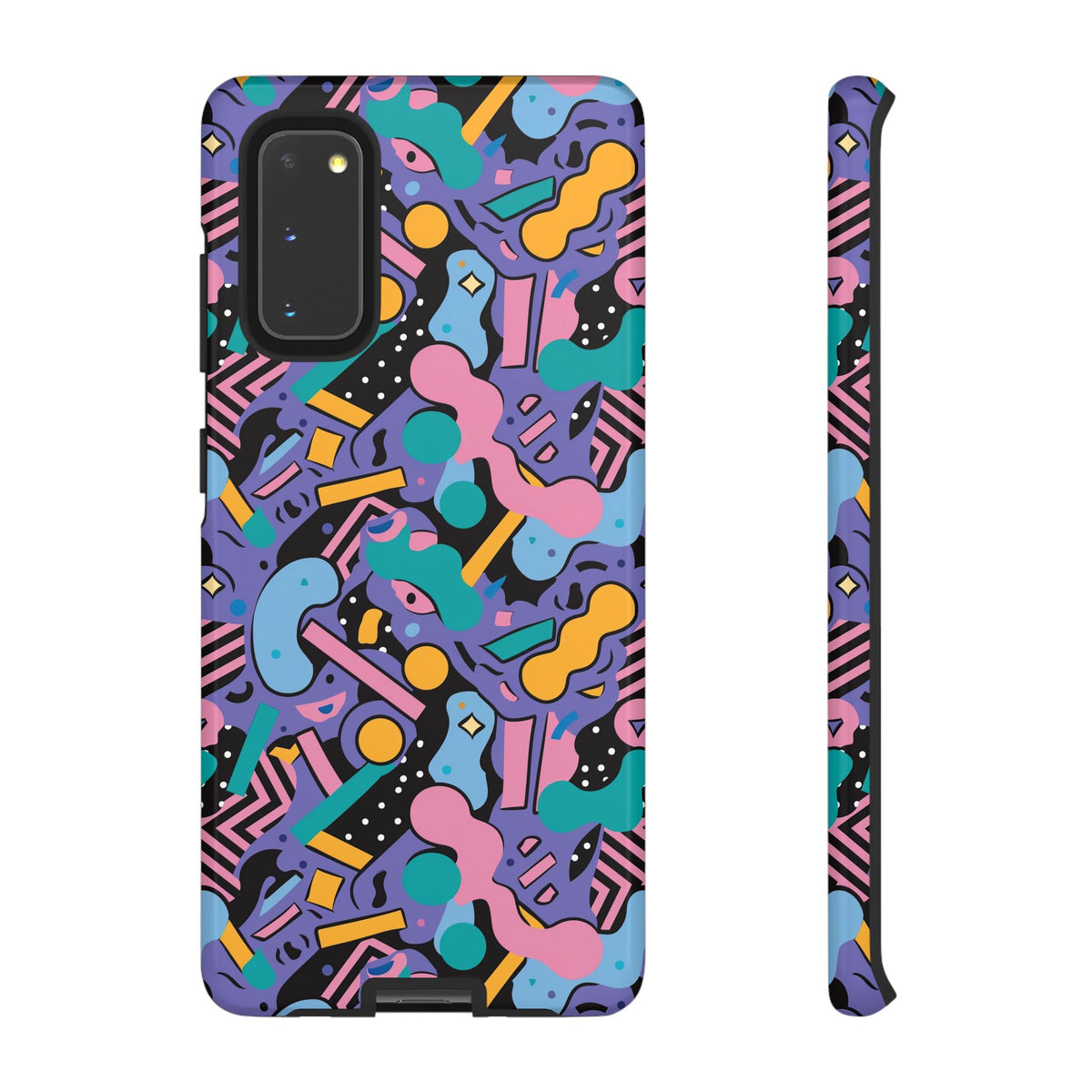 90s Themed Seamless Pattern Phone Case – Embrace Retro Style and Protection 234