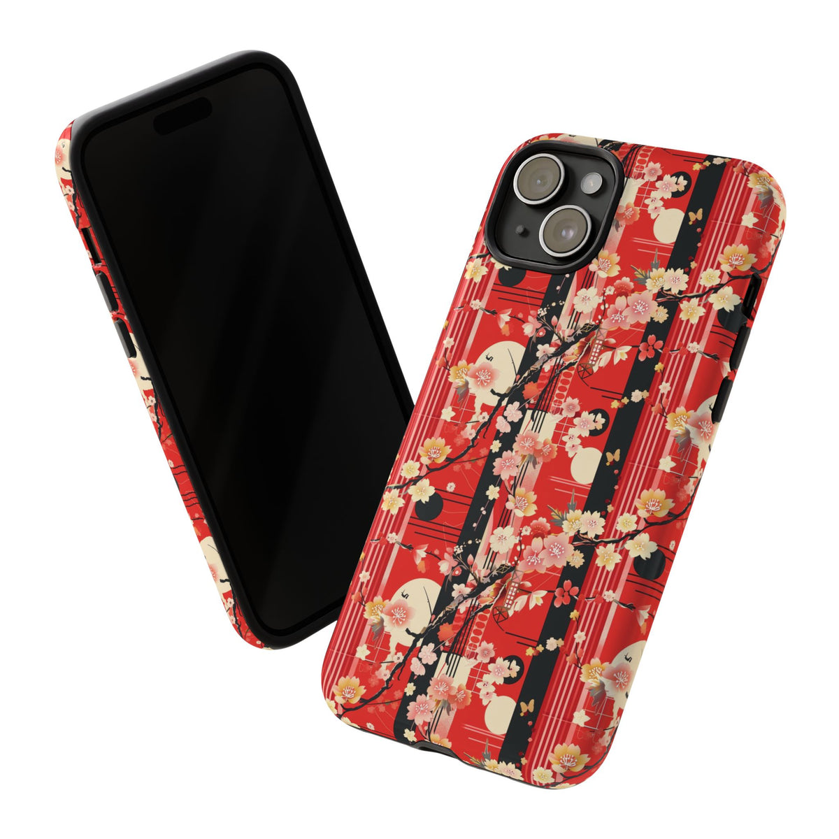 Japanese Pattern Phone Case – Elegant & Timeless Design for Your Phone 026