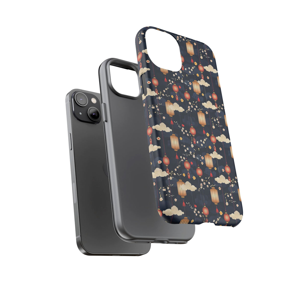 Japanese Pattern Phone Case – Elegant & Timeless Design for Your Phone 470