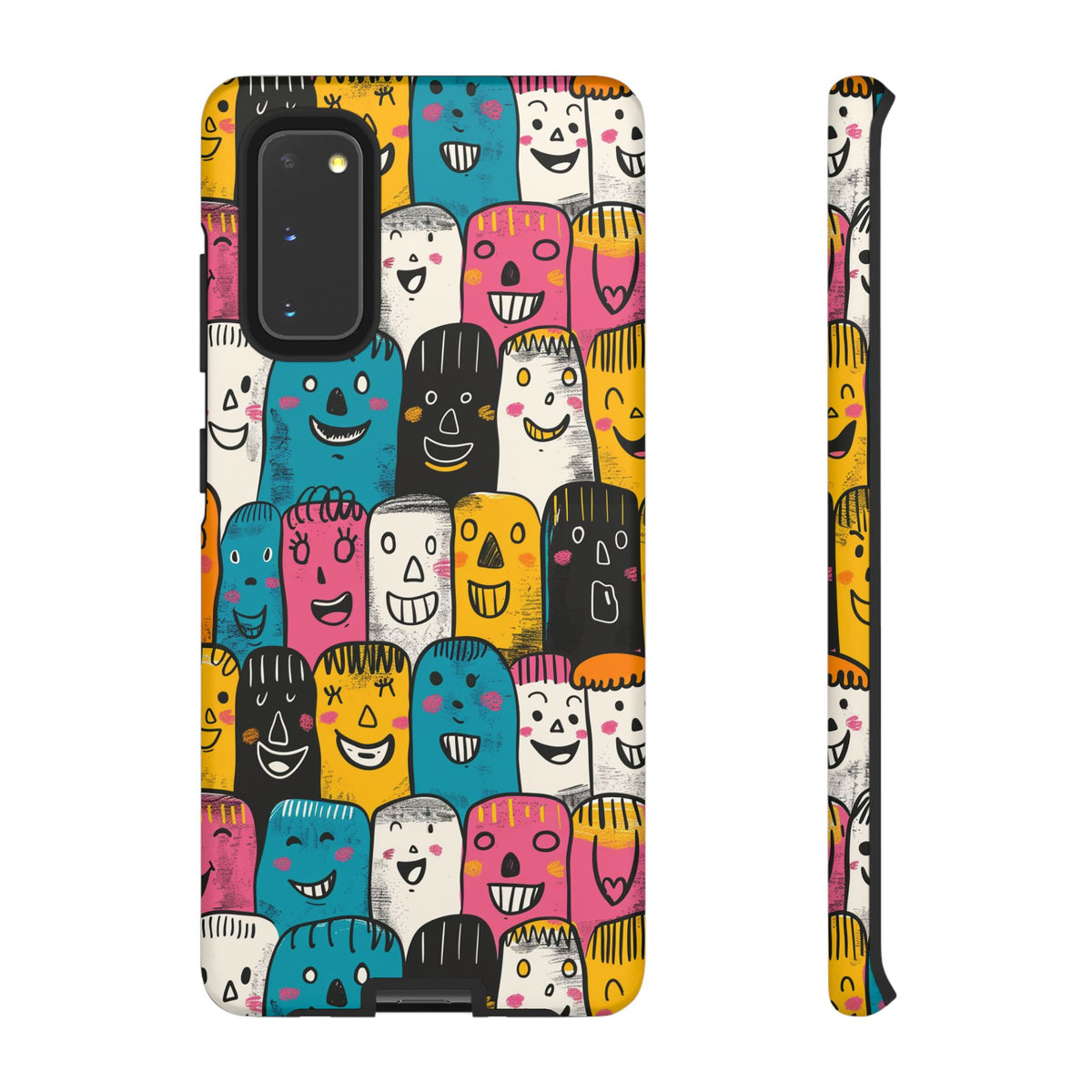 Happy Faces Phone Case – Joyful and Cheerful Design for a Bright Look 5