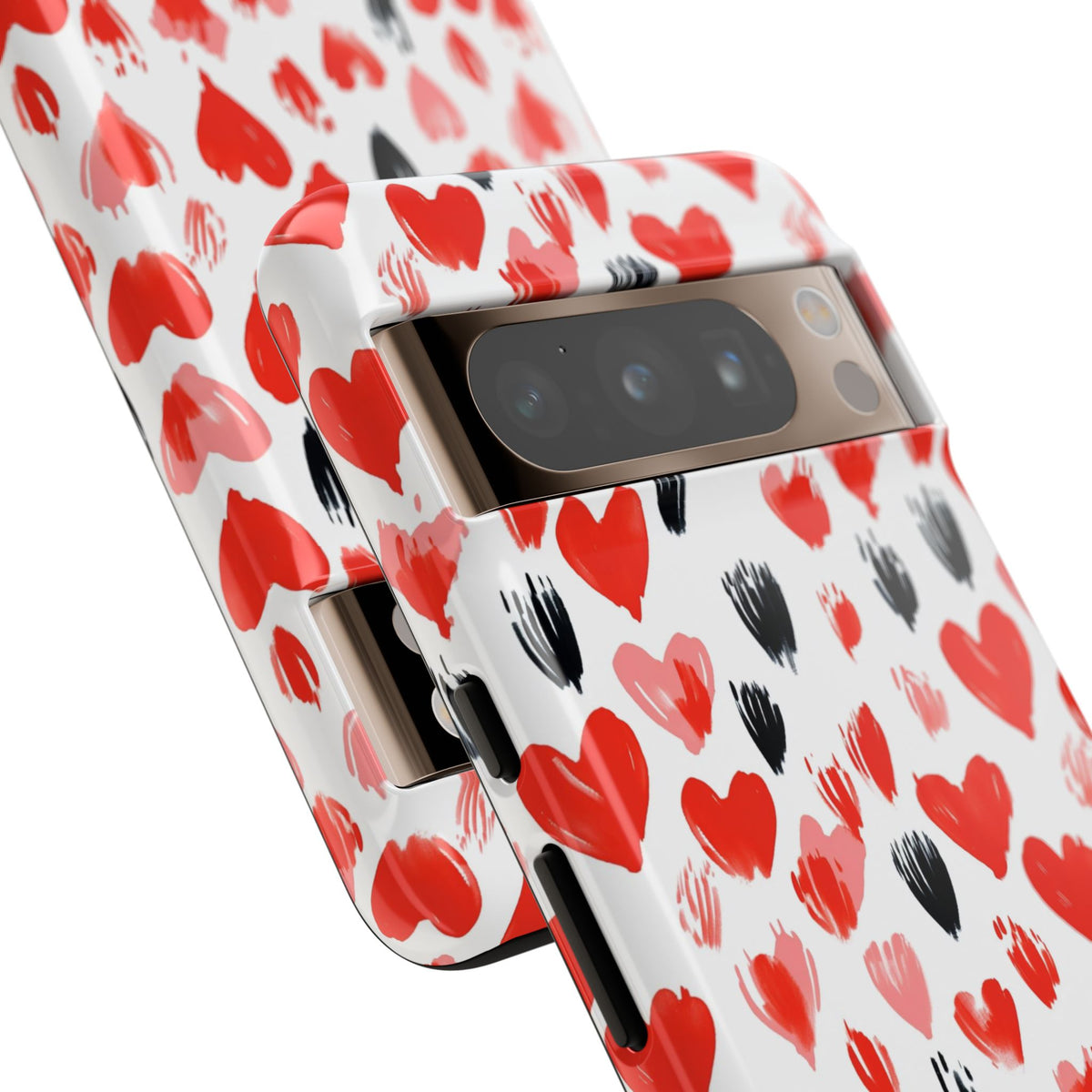 Heart Pattern Phone Case – Stylish & Loving Design for Your Device 366