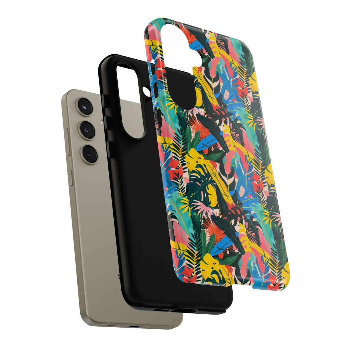 Jungle Pattern Phone Case – Exotic & Lush Design for Your Phone 346