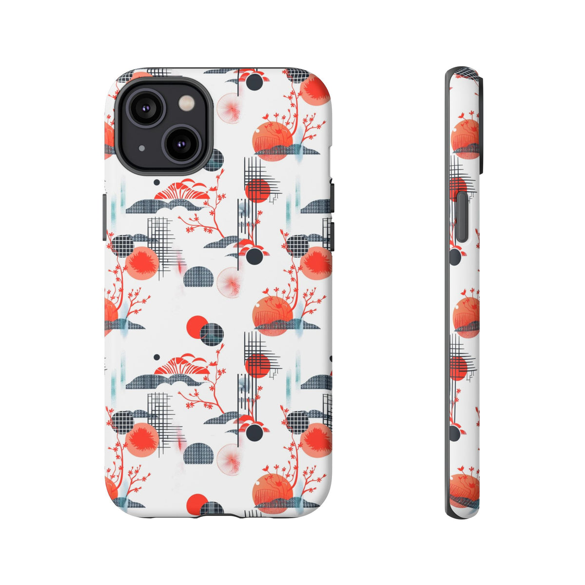 Japanese Pattern Phone Case – Elegant & Timeless Design for Your Phone 082